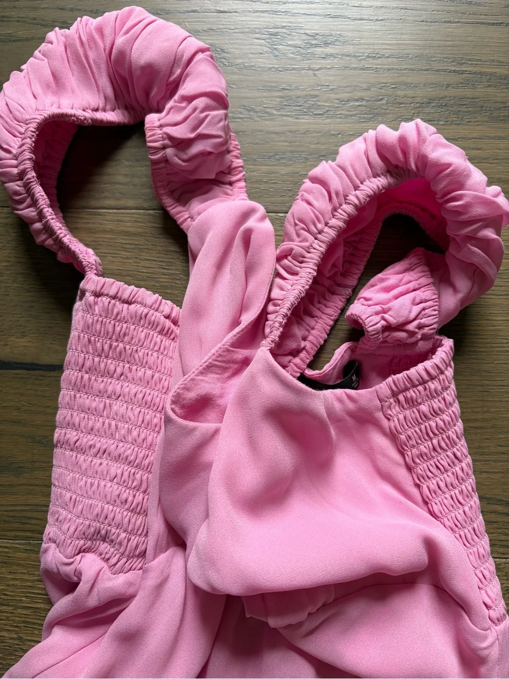 Abercrombie & Fitch Long Slip Dress In Pink Size M